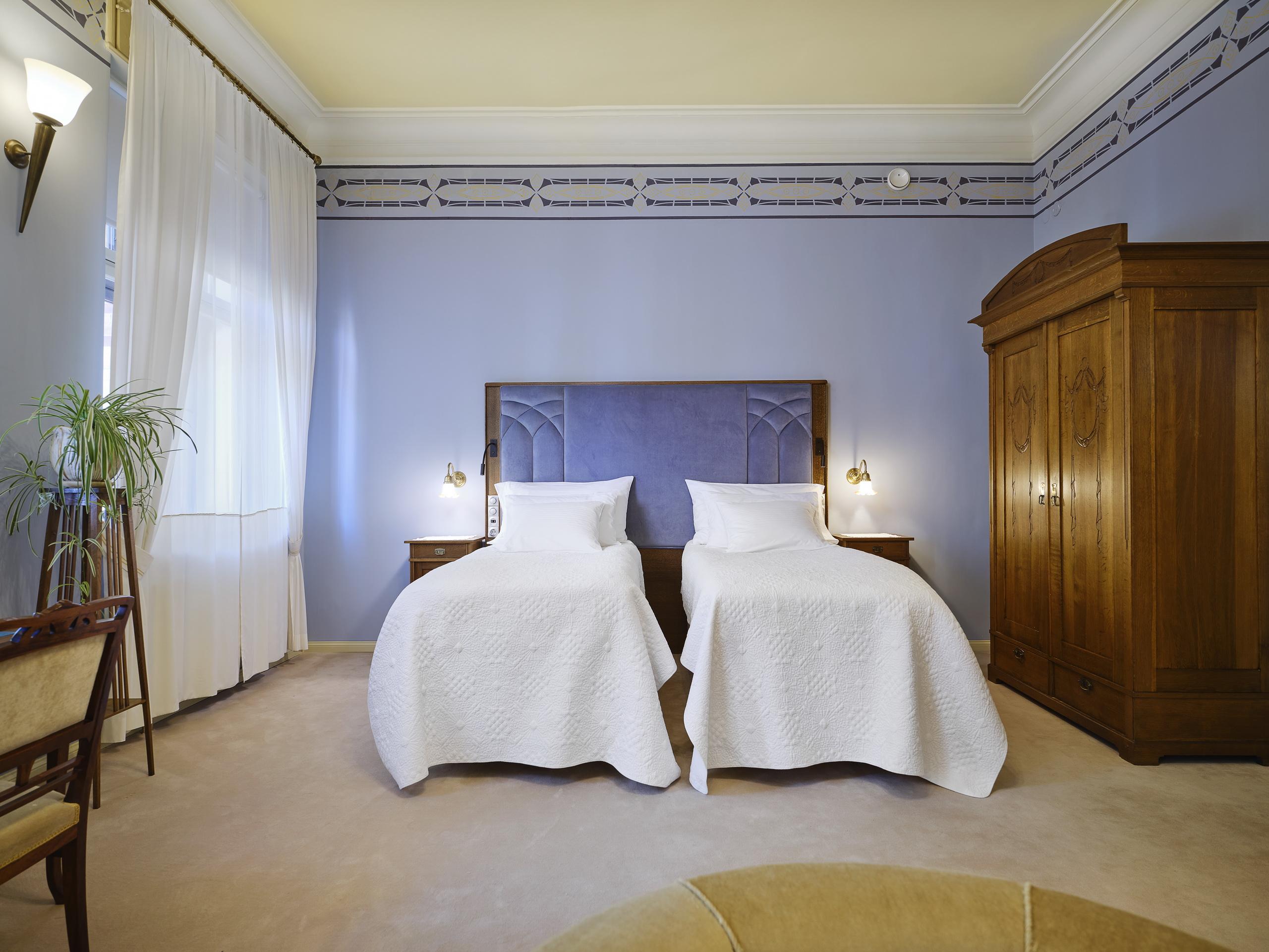 Villa Ammende Restaurant And Hotel 페르누 외부 사진 A room at the hotel